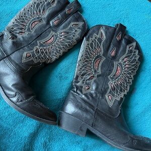 Coconuts By Matisse Bandera Western Boot cowboy boots wing details synthetic
